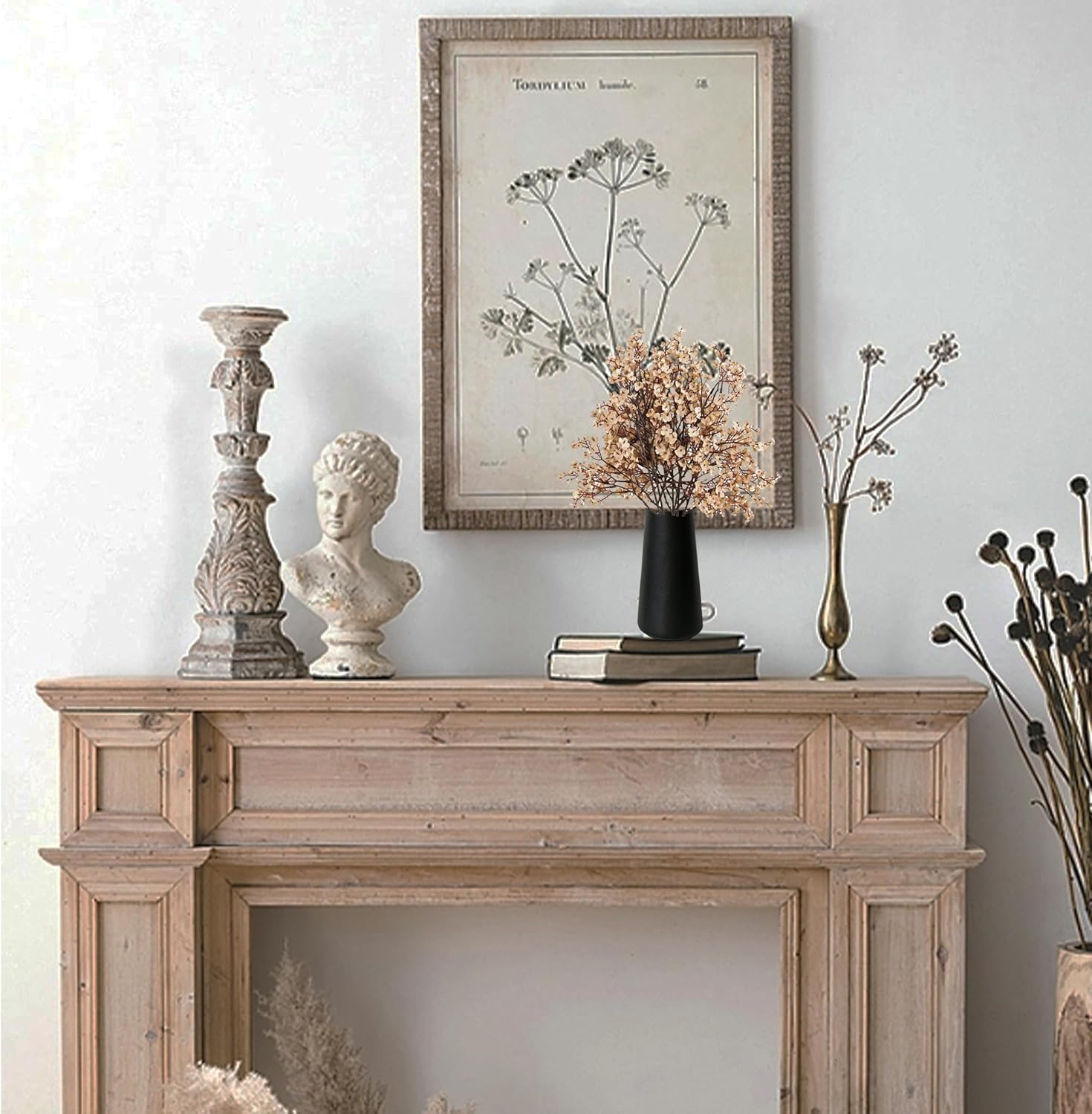 Mandys Light Brown Babys Breath Flowers 6 Bundles