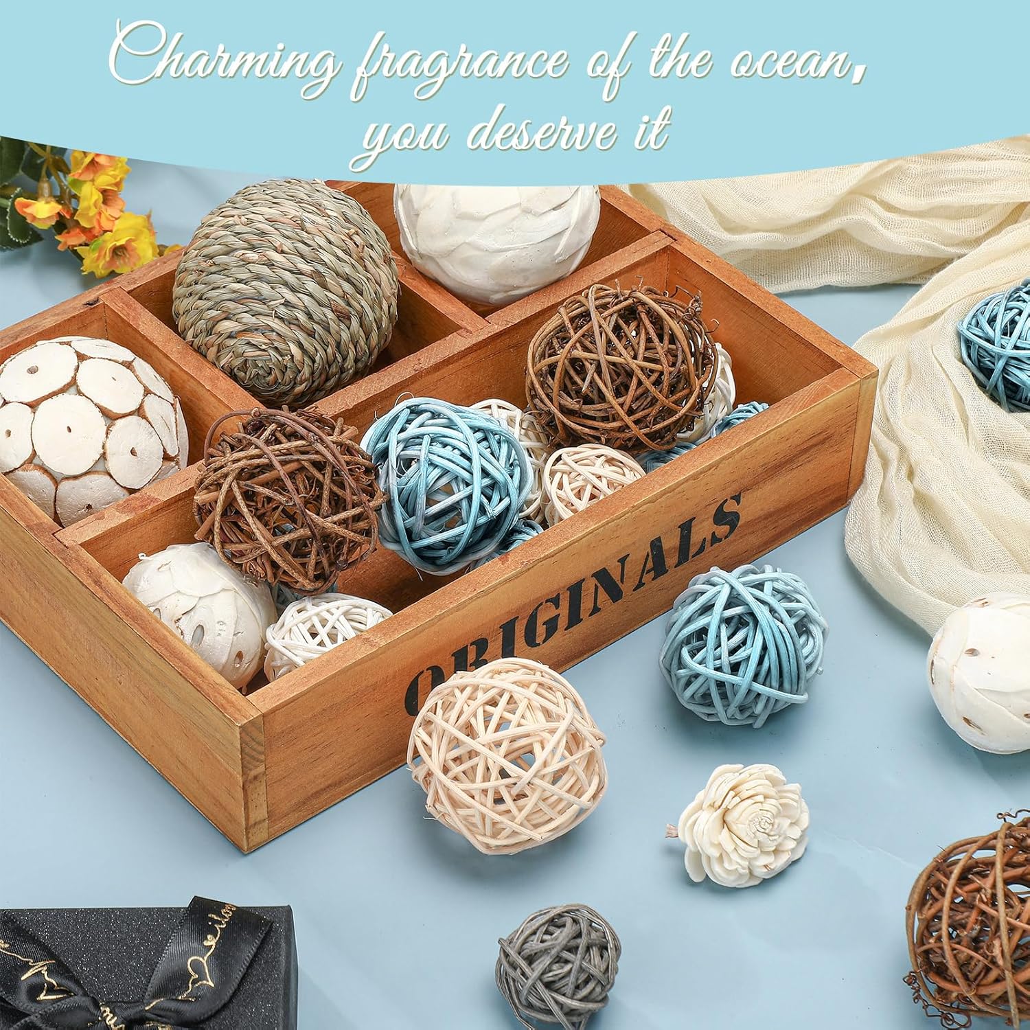 Riceshoot Decorative Balls for Vase Filler