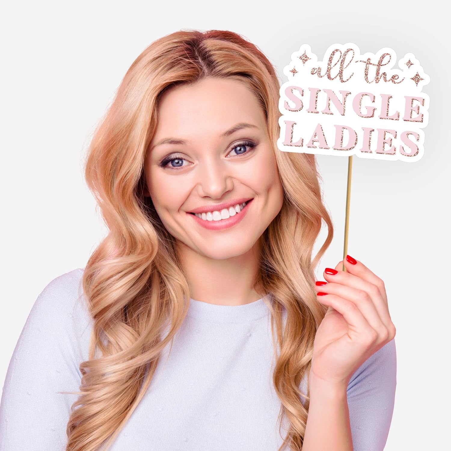 Fully Assembled Bachelorette Photo Booth Props Set of 32