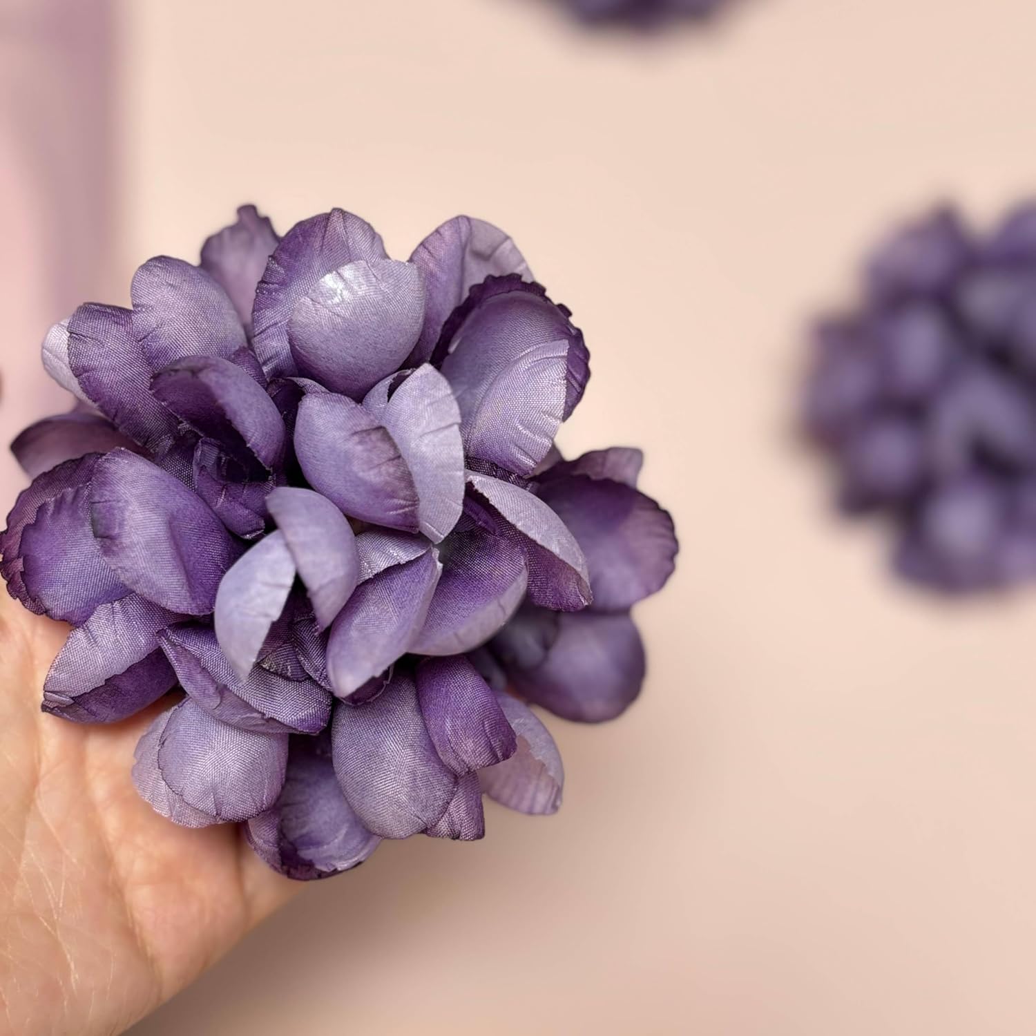 Floating Flowers for Purple Candle Centerpieces 12PCS