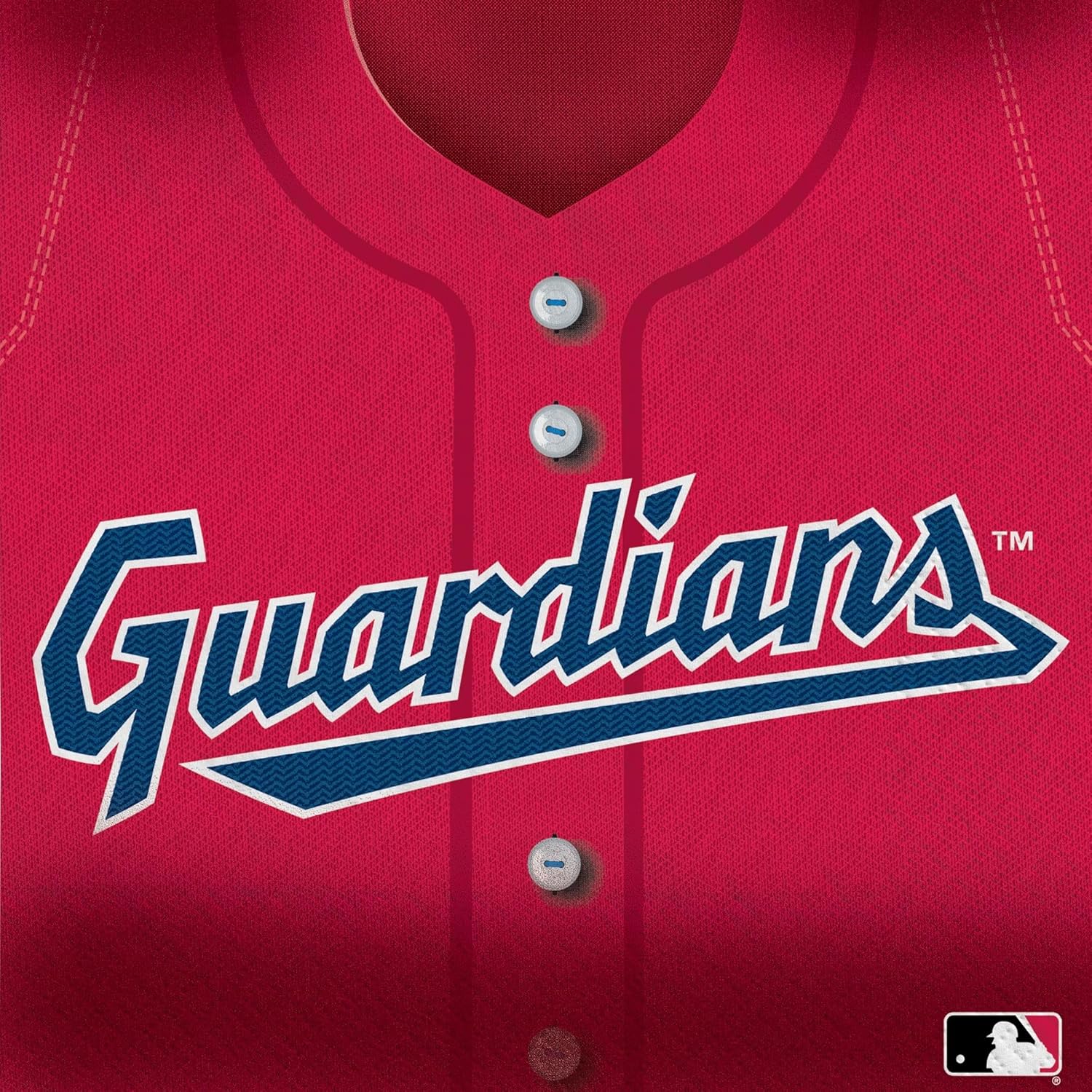 Premium Red Cleveland Guardians Luncheon Napkins 65x65 Pack of 36
