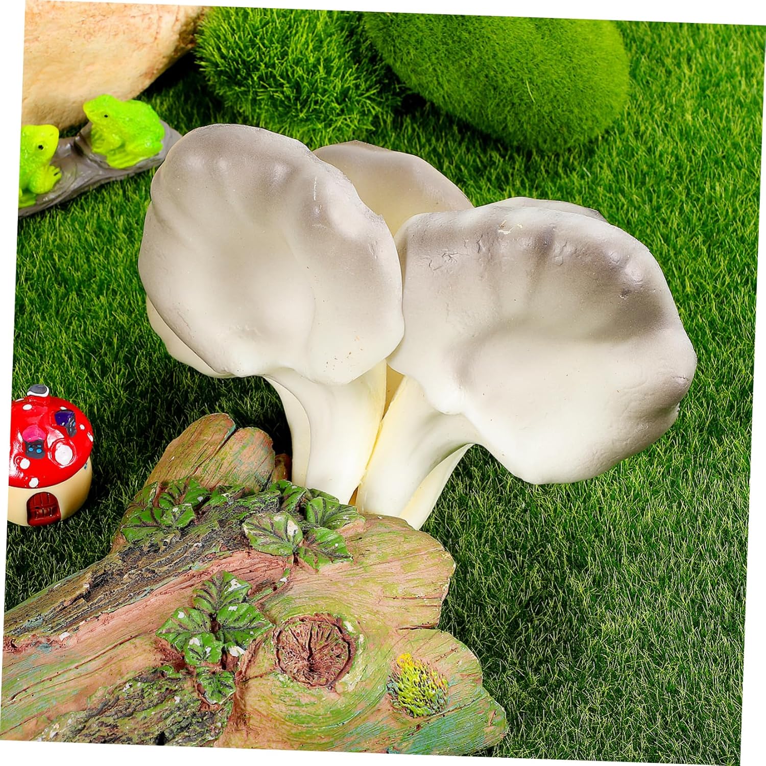 Garneck Miniature Oyster Mushroom Decor for Home Office Party