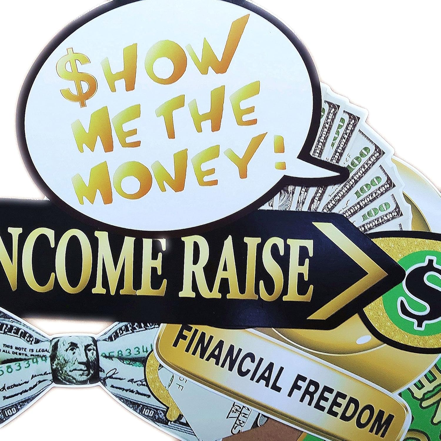 Fun Money Theme Photo Booth Props for Parties