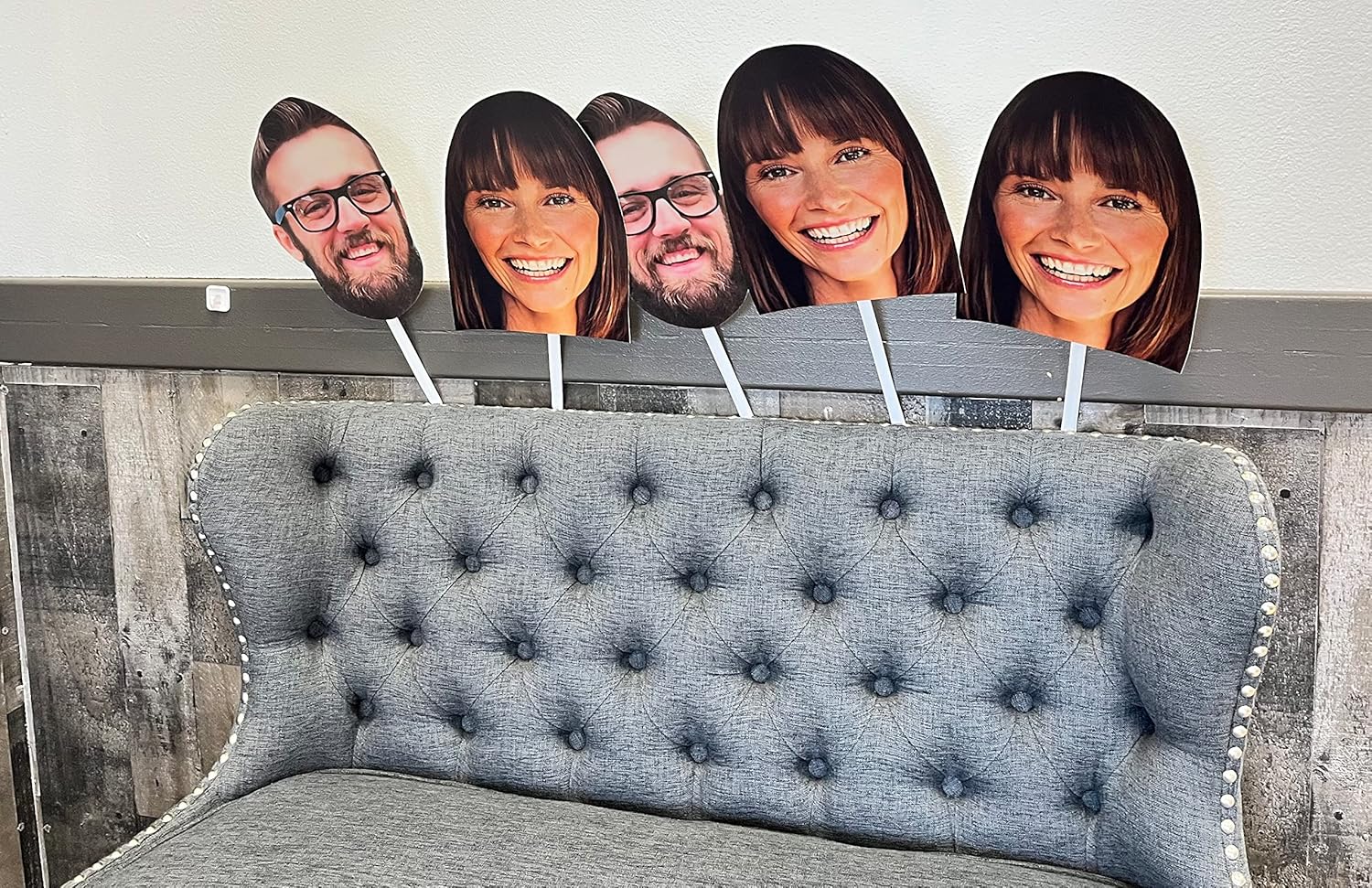 Custom Face Cutouts for Parties 6pcs Set