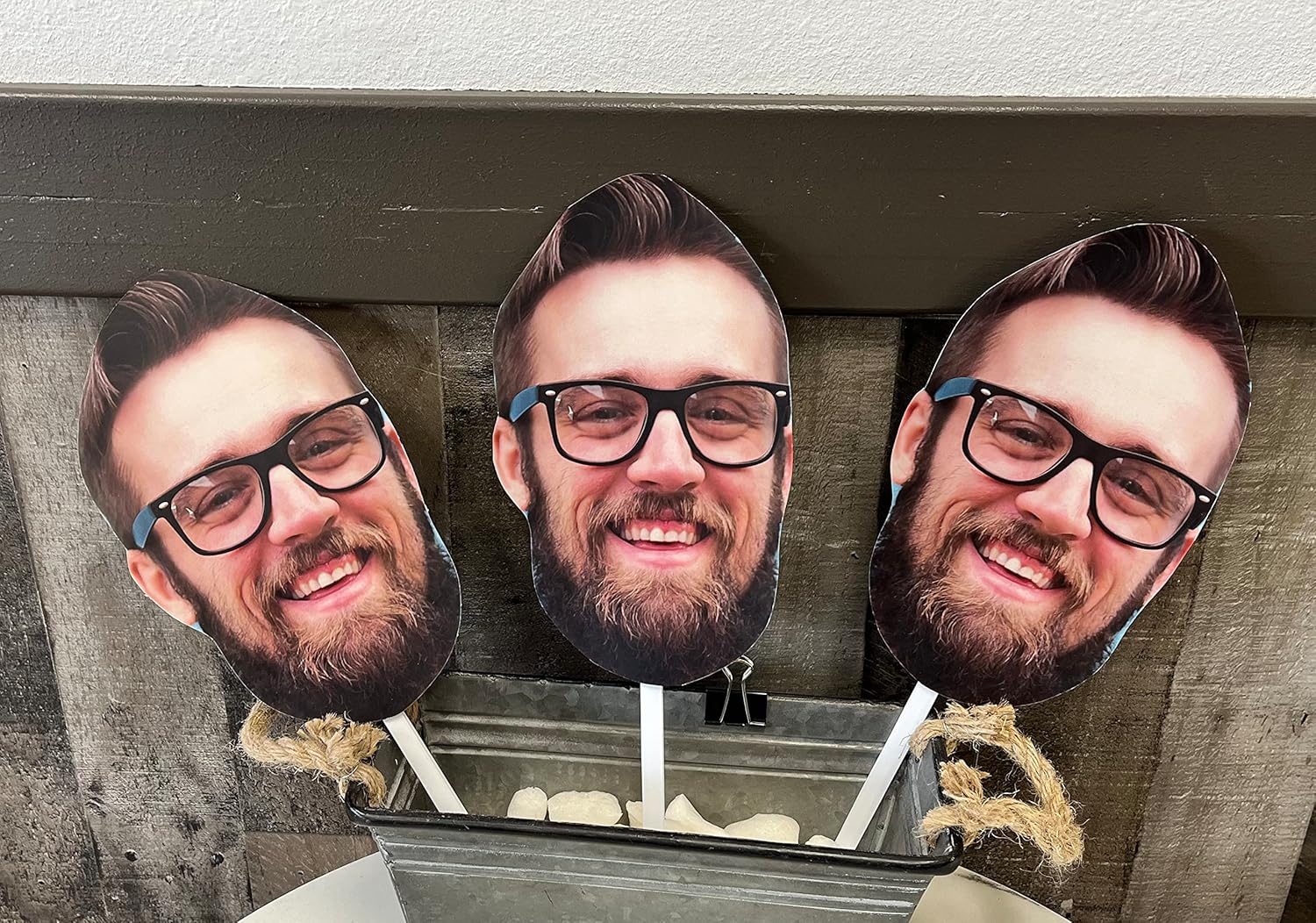 Custom Face Cutouts for Parties 6pcs Set