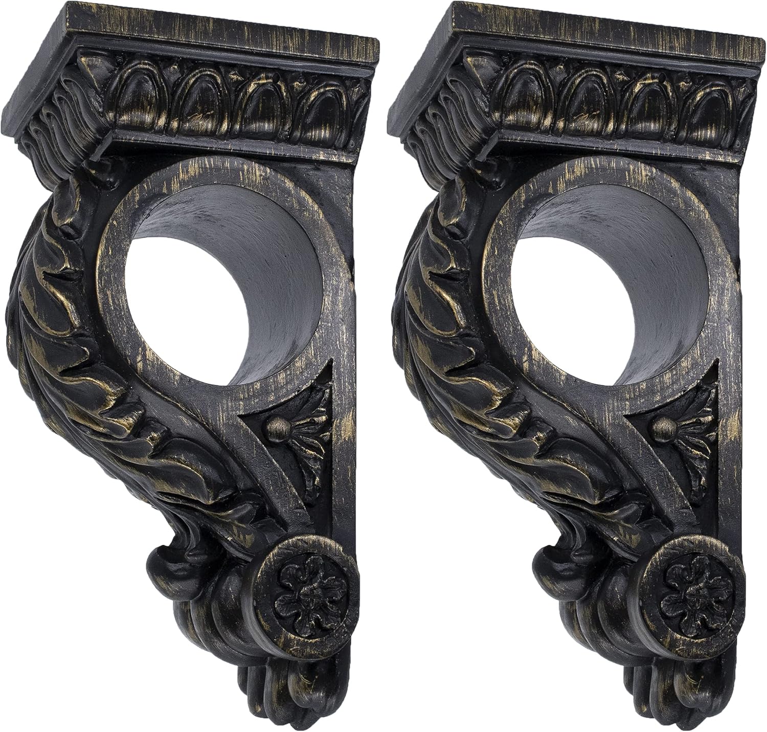 MERIVILLE Chatecu Drapery Sconce 2Pcs Burnt Gold