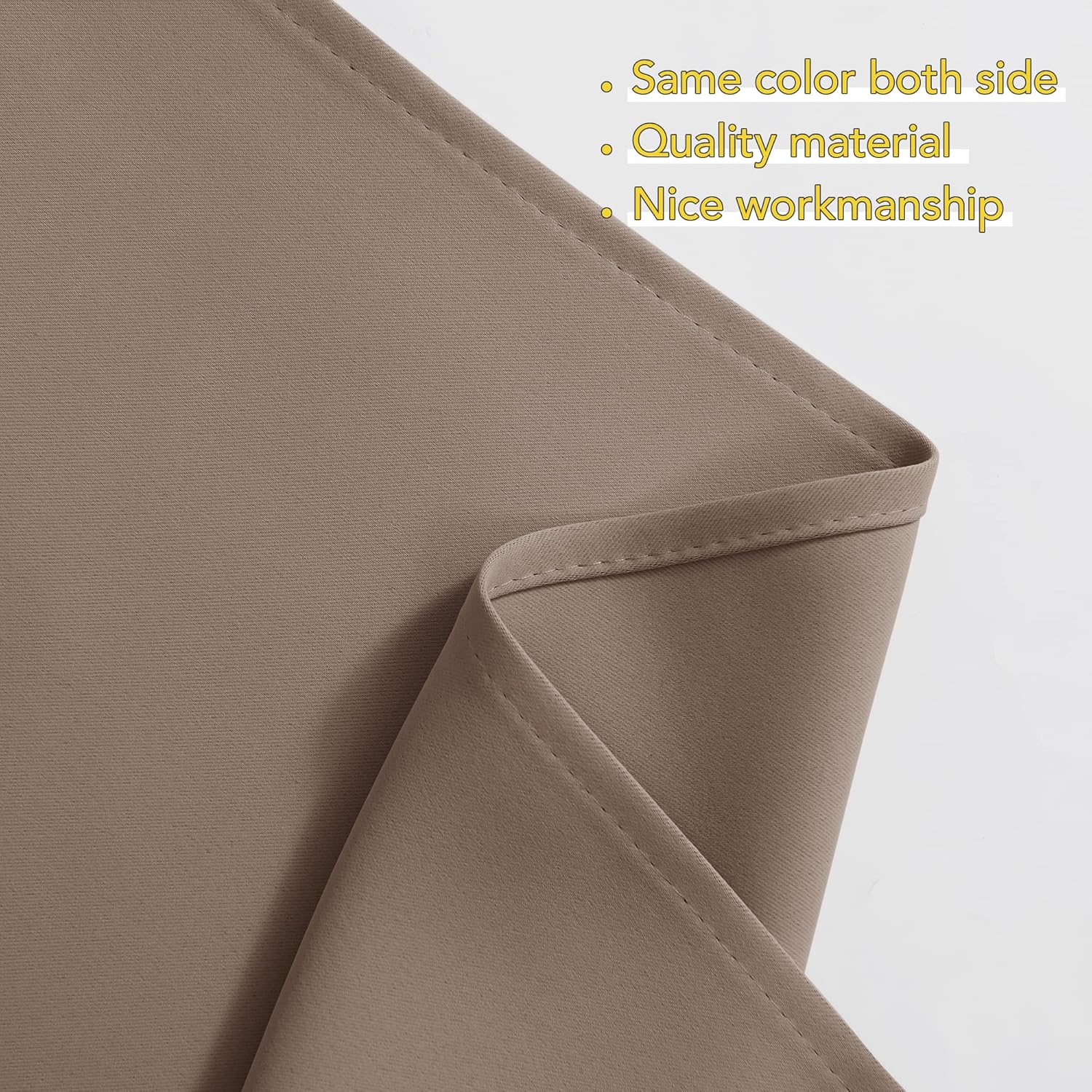 NICETOWN Half Window Pole Pocket Valance Curtains