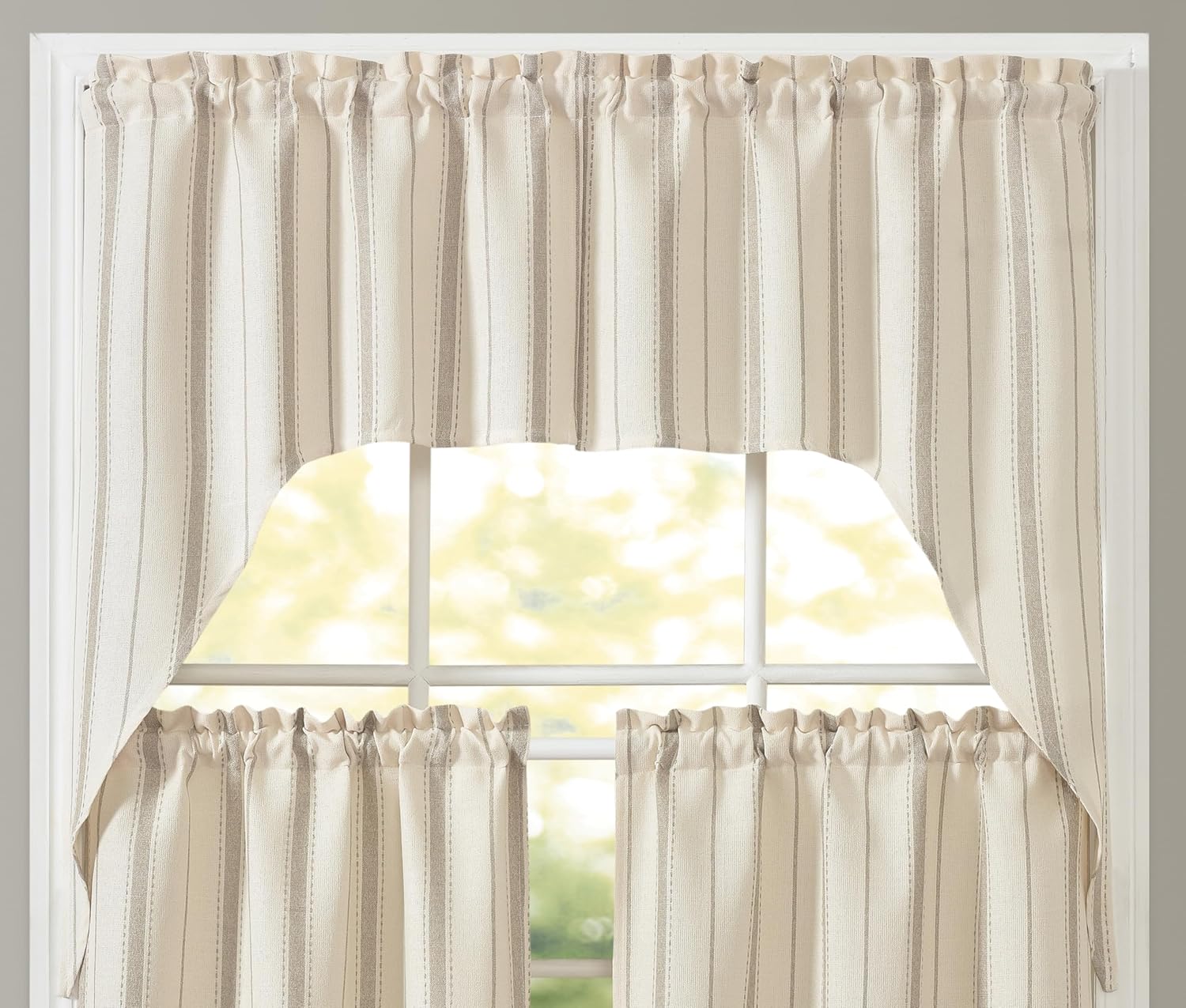 GOHD Boho Parallel Boulevards Valance for Farmhouse