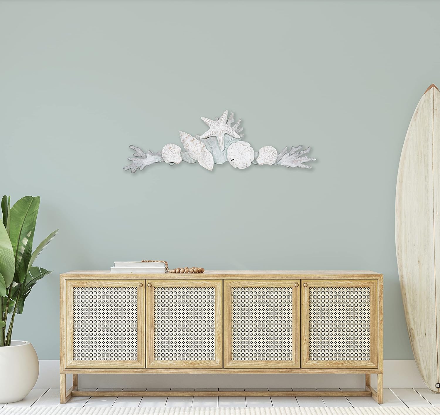 TI Design Coastal Shell Wall Sculpture