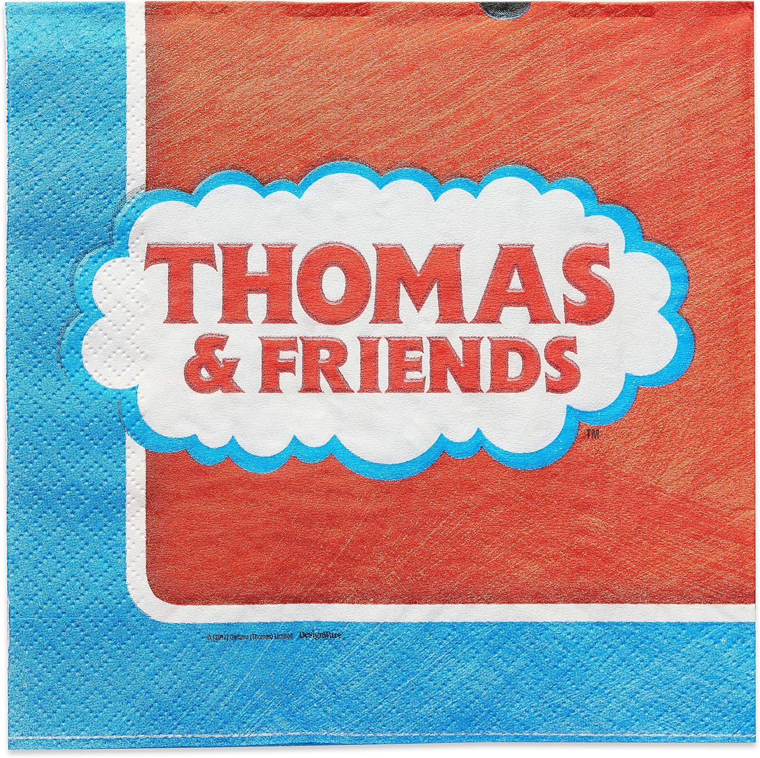 Multicolor Thomas All Aboard Napkins - 65x65 16 Pack